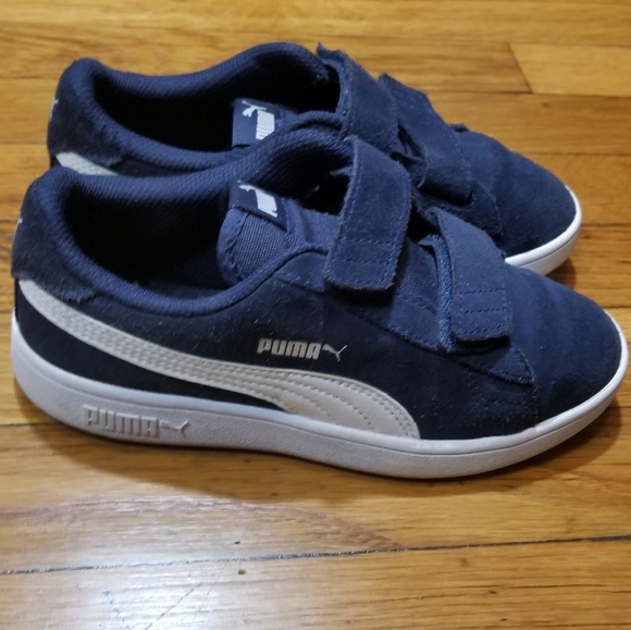 puma suede two strap